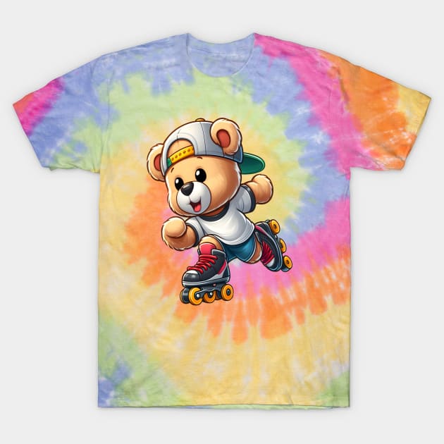 Cute skater bear Kawaii T-Shirt by Teddy Club